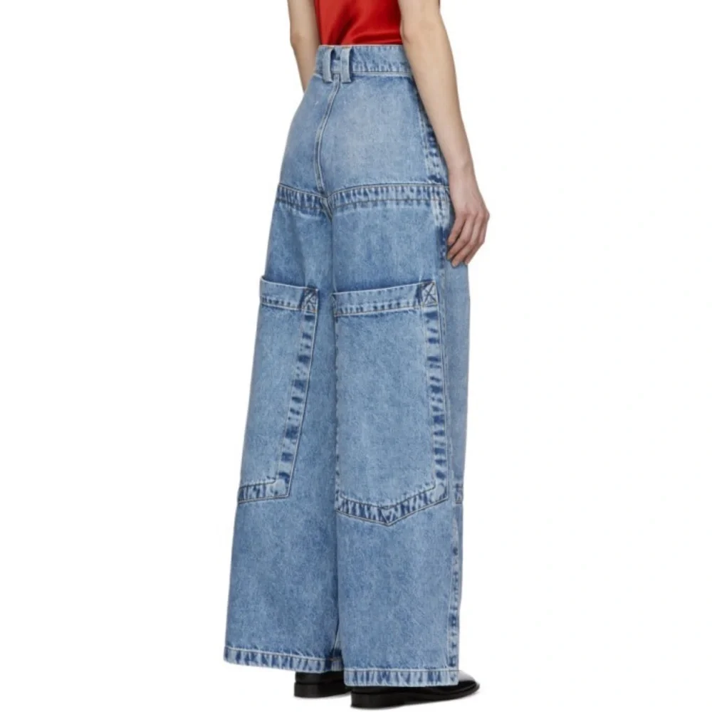 Maison Martin Margiela Light Blue Wide-Leg Jeans - Picture 4 of 8